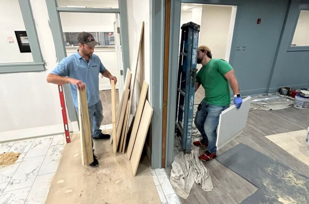 A MM Commercial Cleaning expert performing Cleaning Company work in Tonawanda, NY, highlighting reasons why locals choose our trusted service. Cleaning Company near me.