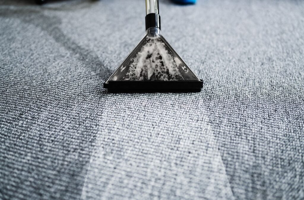 MM Commercial Cleaning professional completing carpet cleaning in North Tonawanda, NY to highlight trust, expertise, and reliable local service. Carpet Cleaning near me.
