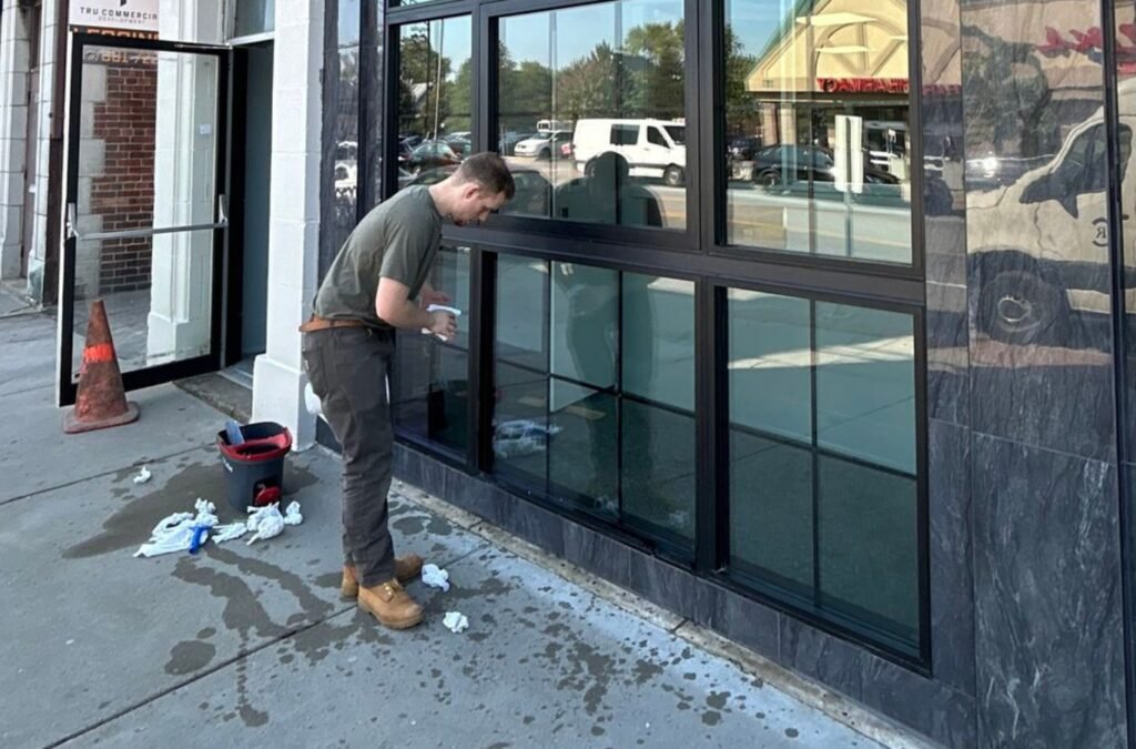 A trained MM Commercial Cleaning expert delivering commercial cleaning in Tonawanda, NY, demonstrating dependable service and strong local expertise. Commercial Cleaning near me.