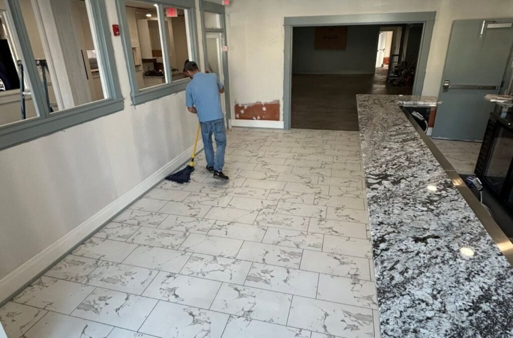 Skilled MM Commercial Cleaning staff completing construction cleanup in Niagara Falls, NY using proven methods trusted by local contractors. Construction Cleanup Near Me.