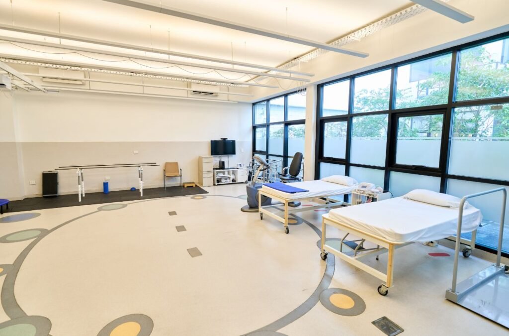 Experienced healthcare cleaner following detailed checklist through treatment room and reception area. Medical Facility Cleanup Near Me.
